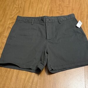 Old Navy Men's Charcoal Flat Front Shorts